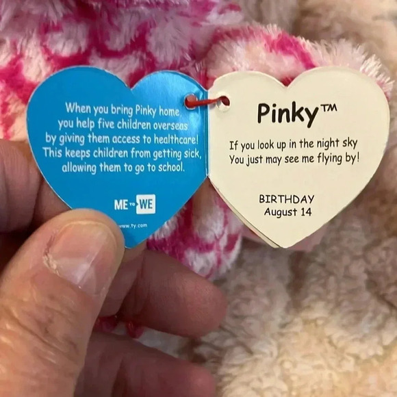 Pink Ty Boos Owl - Picture 2 of 4